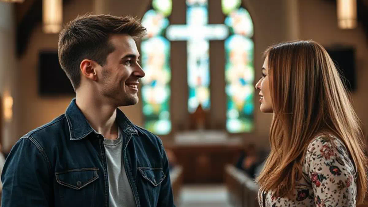 Chatting it Up after Church