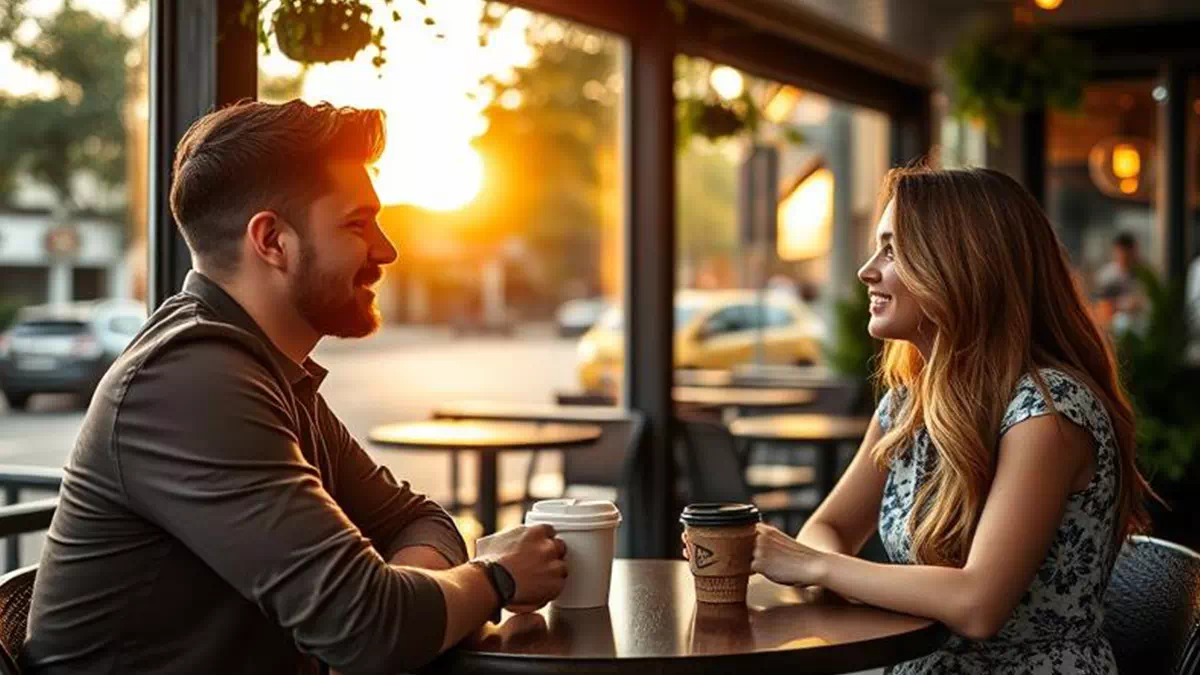 Flirting at the Café