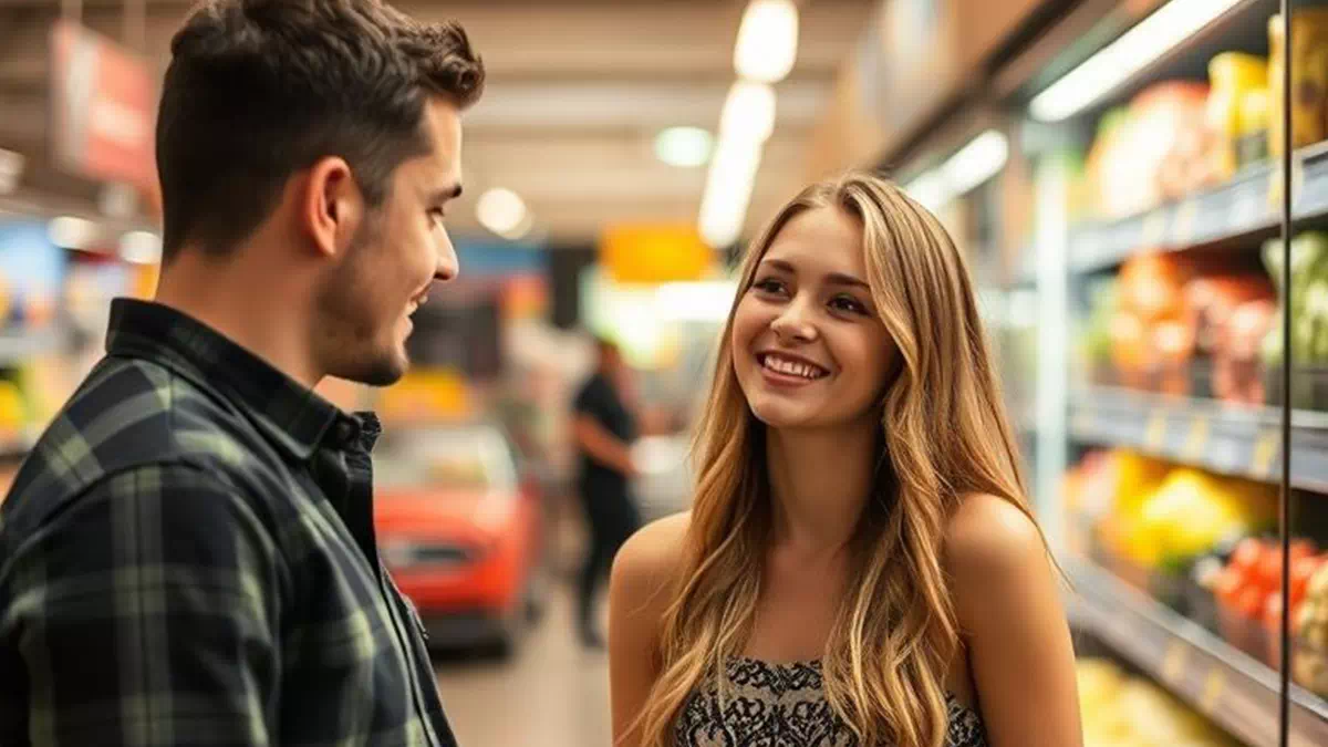 Flirting at the Store