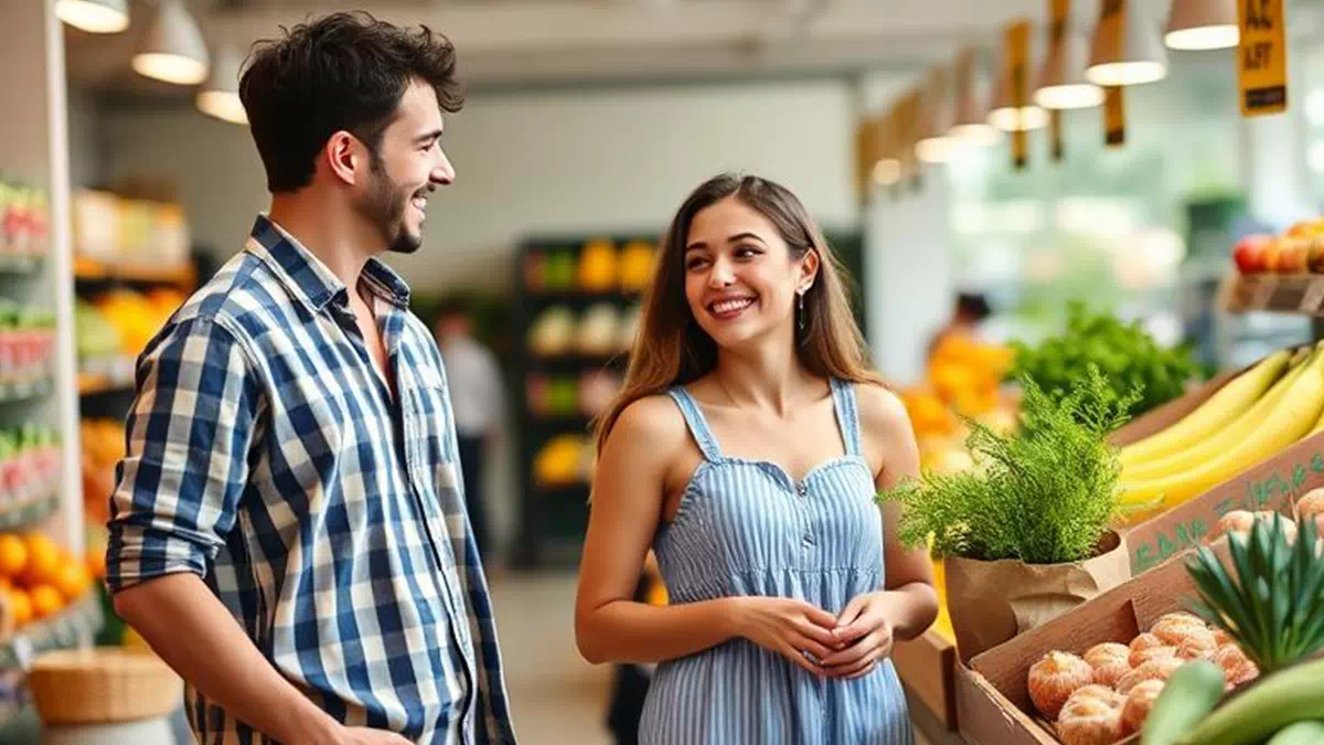 Meeting someone while Shopping