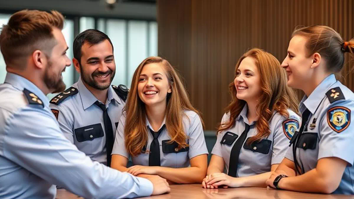 Break Room at the Police Station