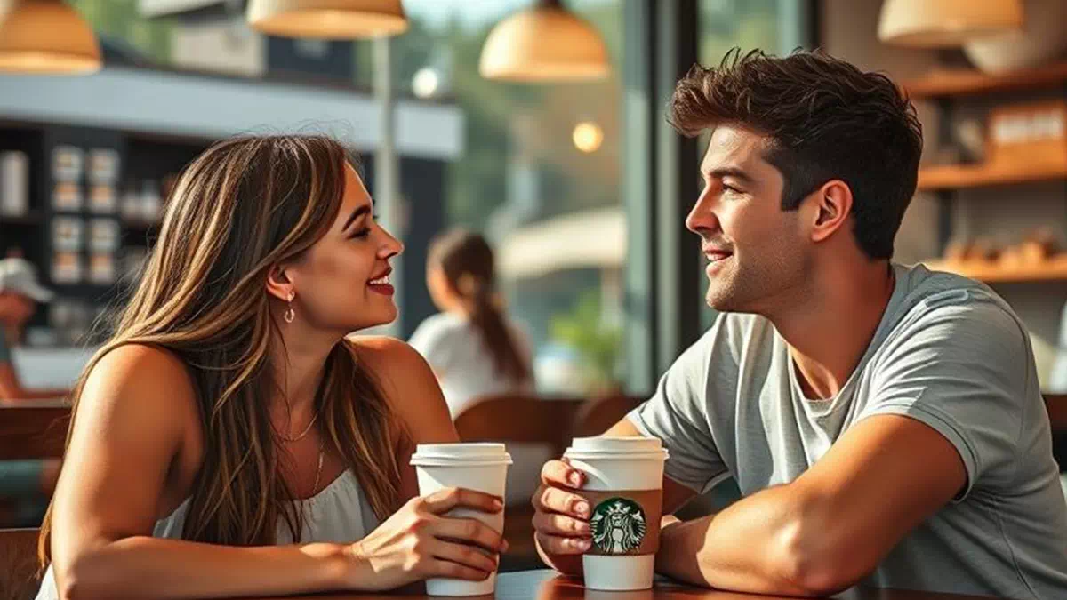 Handsome Guy Chatting with Me