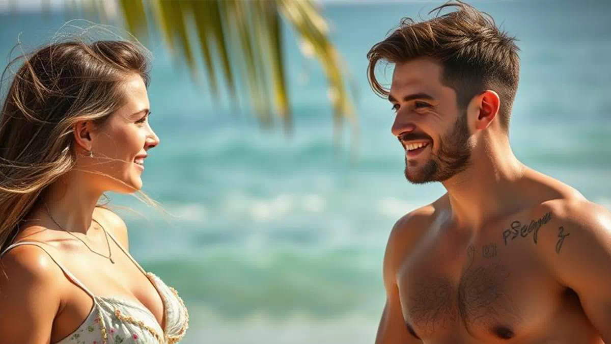 Connecting with Guy on the Beach