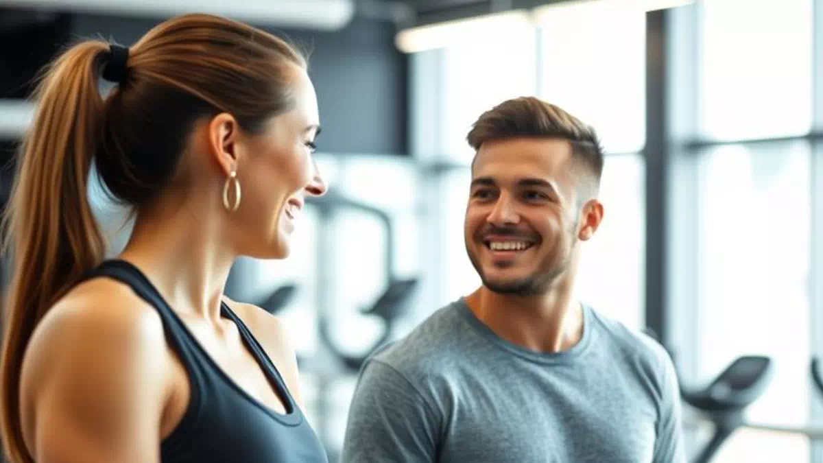 Pleasant Talk while doing Sports