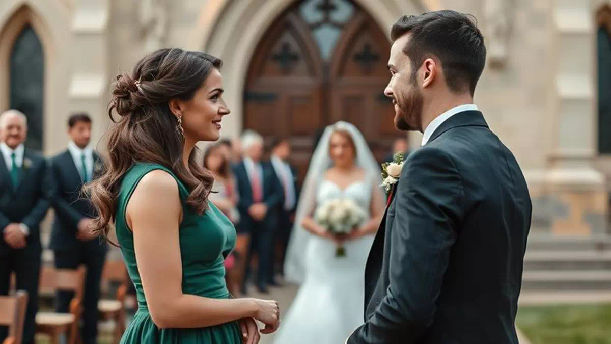 Approaching Handsome Guy at Friends Wedding