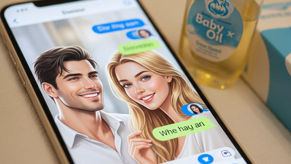 Man talking to Girl Online