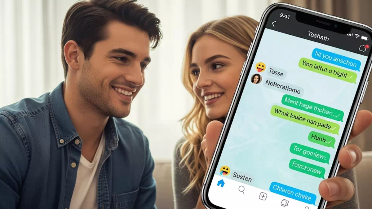 Man talking to Girl Online