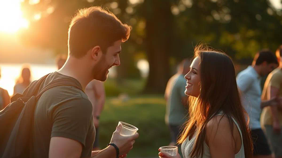 Person talking to Stranger Anywhere