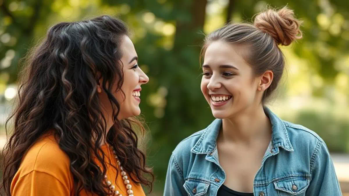 Parent talking to Teen