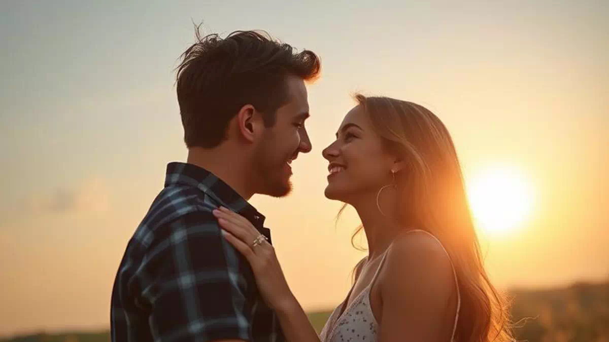 Girl talking to Guy Flirting